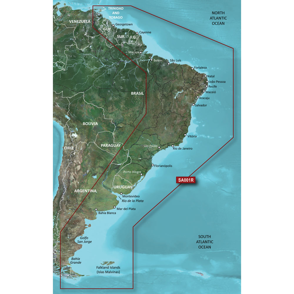 Garmin BlueChart® g3 Vision® HD - VSA001R - South America East Coast - microSD™/SD™ - Image 2