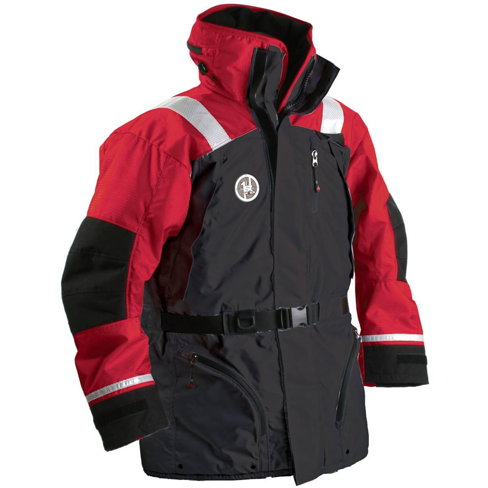 First Watch AC-1100 Flotation Coat - Red/Black - Small - Image 3