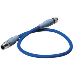 Alternative view of Maretron Mid Double-Ended Cordset - 2 Meter - Blue