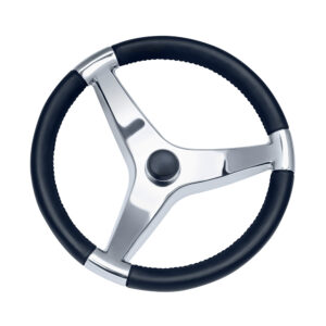 Alternative view of Schmitt Marine Evo Pro 316 Cast Stainless Steel Steering Wheel - 13.5" Diameter