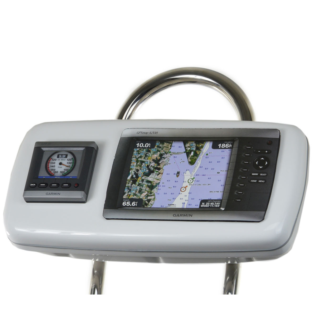 NavPod GP1040-02 SystemPod Pre-Cut f/Garmin 4008/4208 & 1 Instrument f/9.5" Wide Guard - Image 2