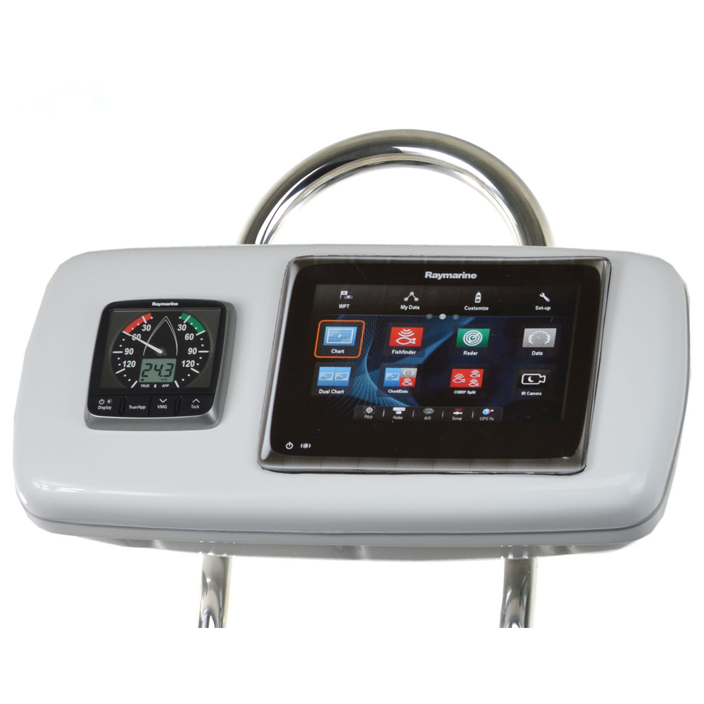 NavPod GP1040-14 SystemPod Pre-Cut f/Raymarine a95/a97/a98 & 1 Instrument f/9.5" Wide Guard - Image 2