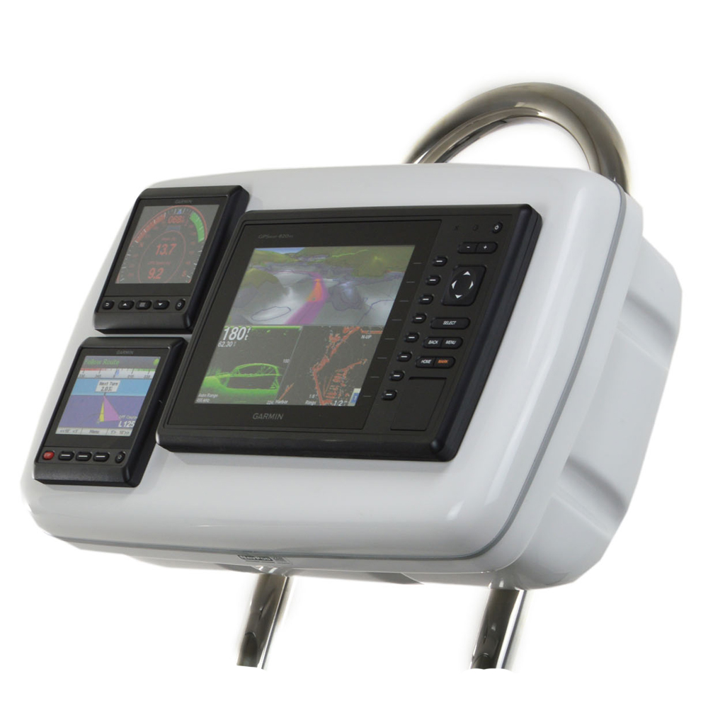 NavPod GP1088 SystemPod Pre-Cut f/Garmin 820/820xs/840xs & 2 Instruments f/9.5" Wide Guard - Image 2