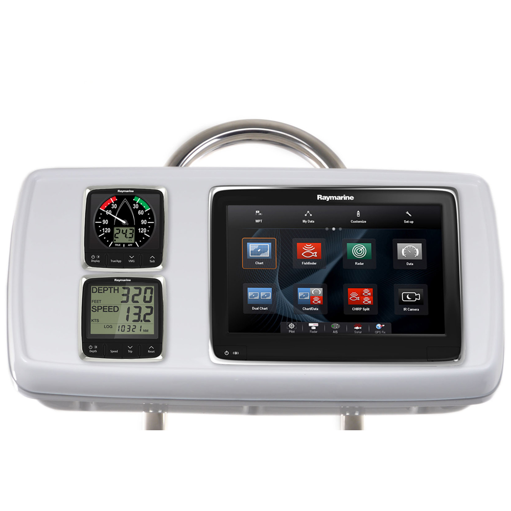 NavPod GP1170-04 SystemPod Pre-Cut f/Raymarine a125/a127/a128 & 2 Instruments f/9.5" Wide Guard - Image 2