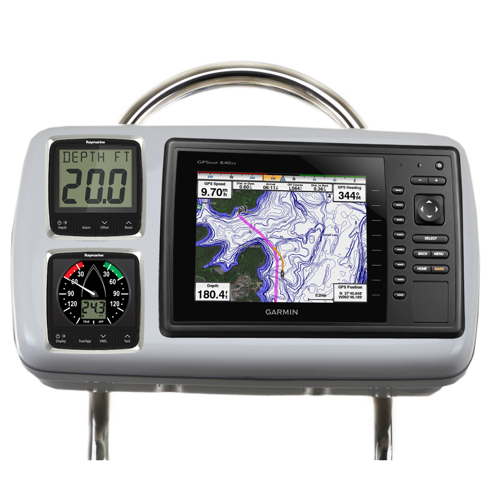 NavPod GP2088 SystemPod Pre-Cut f/Garmin 820/820xs/840xs & 2 Instruments f/12" Wide Guard - Image 2