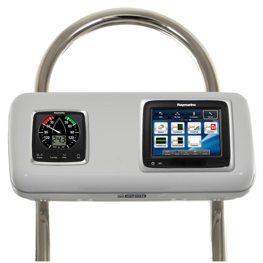 NavPod GP2517 SystemPod Pre-Cut f/Raymarine a65/a67/a68 & 1 Instrument f/12" Wide Guard - Image 2