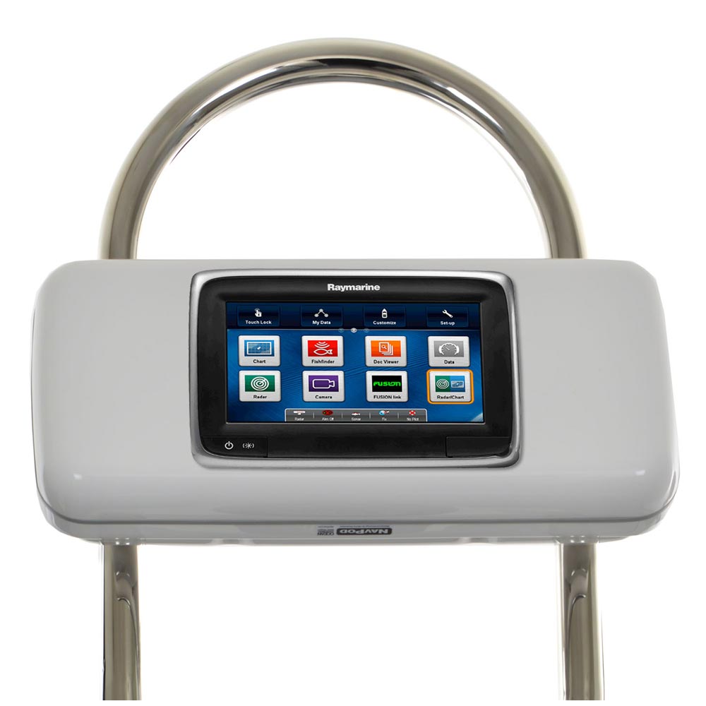 NavPod GP2523 SystemPod Pre-Cut f/Raymarine a75/a77/a78 Mounted In Center f/12"Wide Guard - Image 2