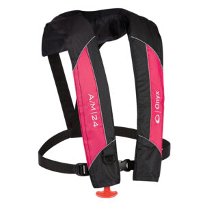 Alternative view of Onyx A/M-24 Automatic/Manual Inflatable PFD Life Jacket - Pink