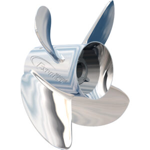 Alternative view of Turning Point Express® Mach4™ - Right Hand - Stainless Steel Propeller - EX-1515-4 - 4-Blade - 15" x 15 Pitch