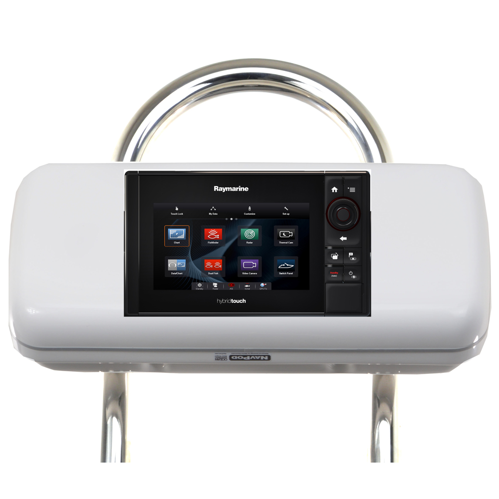 NavPod GP1524 SystemPod Pre-Cut f/Raymarine eS75/eS77/eS78 Mounted in the Center f/9.5" Wide Guard - Image 2