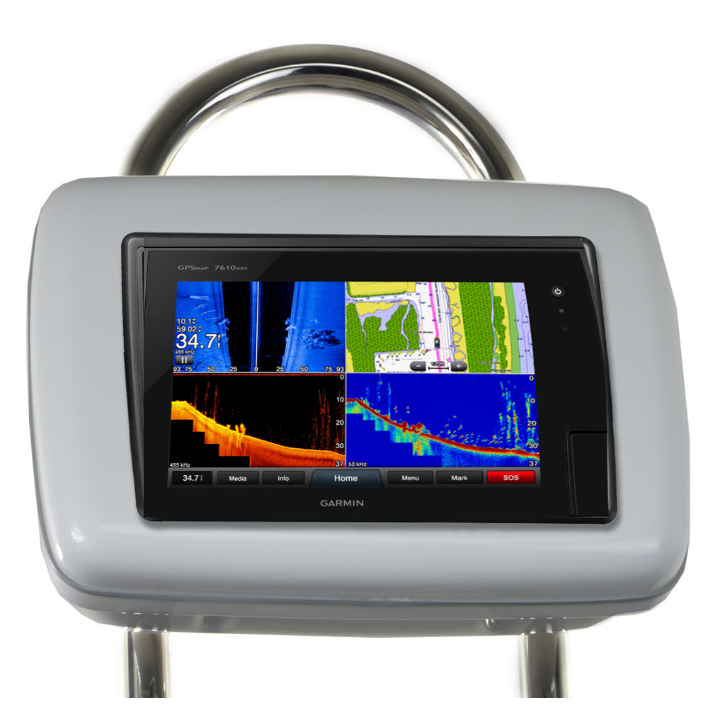 NavPod GP1200-12 SailPod Pre-Cut f/Garmin GPSMAP® 7412 / 7412xsv / 7612 / 7612xsv f/9.5" Wide Guard - Image 2