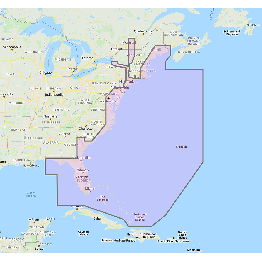 Furuno U.S. East Coast, Bahamas & Bermuda - Vector Charts & Standard Resolution Satellite Photos f/Bahamas - Unlock Code - Image 2