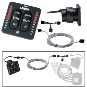 Alternative view of Lenco Flybridge Kit f/LED Indicator Key Pad f/Two-Piece Tactile Switch - 20'
