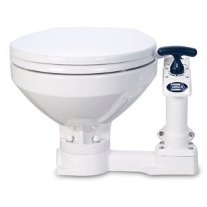 Alternative view of Jabsco Manual Marine Toilet - Regular Bowl w/Soft Close Lid