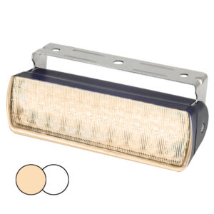 Alternative view of Hella Marine Sea Hawk XL Dual Color LED Floodlights - Warm White/White LED - Black Housing