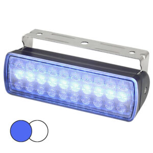 Alternative view of Hella Marine Sea Hawk XL Dual Color LED Floodlights - Blue/White LED - Black Housing