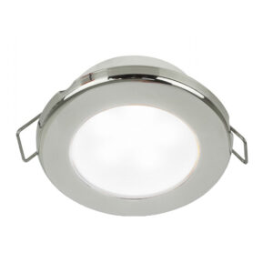 Alternative view of Hella Marine EuroLED 75 3" Round Spring Mount Down Light - White LED - Stainless Steel Rim - 12V