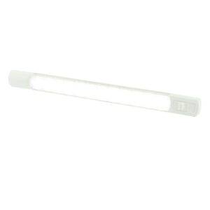 Alternative view of Hella Marine Surface Strip Light w/Switch - White LED - 12V