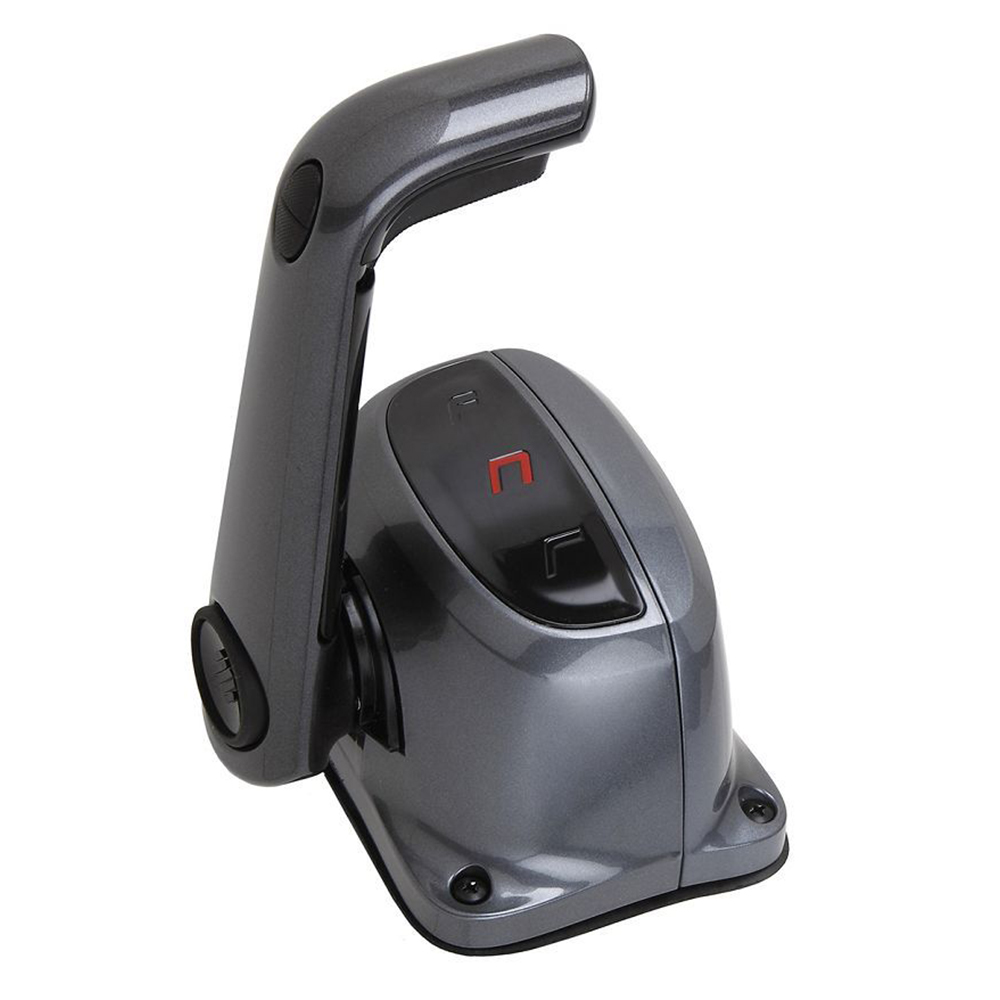 Uflex Single Lever Top Mount Control w/Neutral Lock & Trim Switch - Black - Image 2