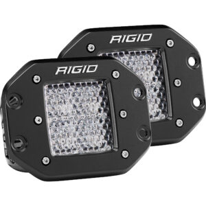 Alternative view of RIGID Industries D-Series PRO - Flush Mount - Diffused - Pair - Black