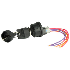 Alternative view of BEP 4-Position Sealed Nylon Ignition Switch - Accessory/OFF/Ignition & Accessory/Start