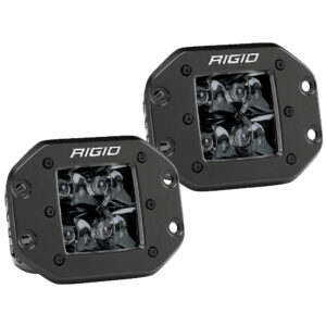 Alternative view of RIGID Industries D-Series PRO Flush Mount - Spot LED - Midnight Edition - Pair - Black