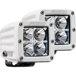 Alternative view of RIGID Industries D-Series PRO Hybrid-Flood LED - Pair - White