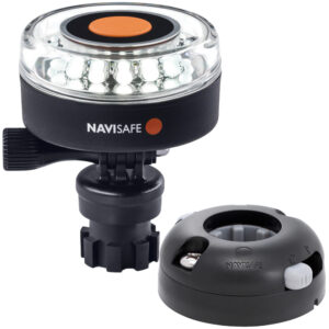 Alternative view of Navisafe Navilight 360° 2NM White w/Navimount Base & Horizontal Mount - Black