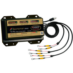 Alternative view of Dual Pro Sportsman Series Battery Charger - 30A - 3-10A-Banks - 12V-36V