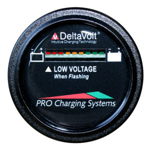 Alternative view of Dual Pro Battery Fuel Gauge - DeltaView® Link Compatible - 36V System (3-12V Batteries, 6-6V Batteries)