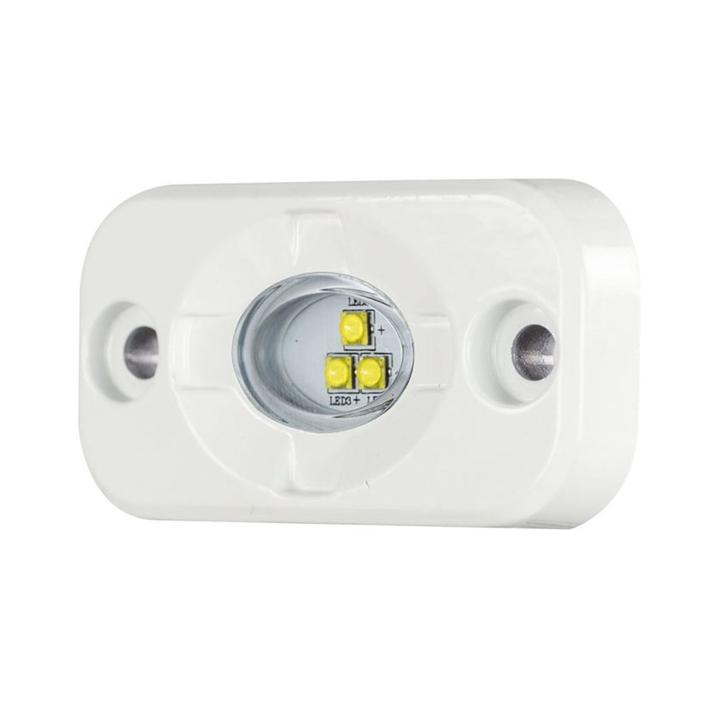 HEISE Marine Auxiliary Accent Lighting Pod - 1.5" x 3" - White/White - Image 2