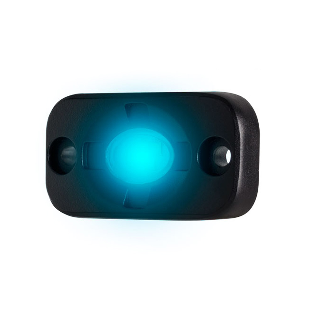 HEISE Auxiliary Accent Lighting Pod - 1.5" x 3" - Black/Blue - Image 2