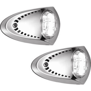 Alternative view of Attwood LED Docking Lights - Stainless Steel - White LED - Pair