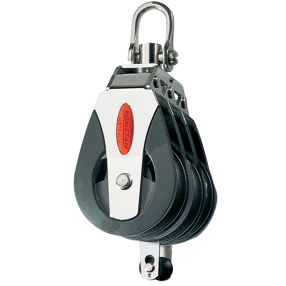 Ronstan Series 40 Ball Bearing Block - Triple - Becket - Swivel Head - Image 2