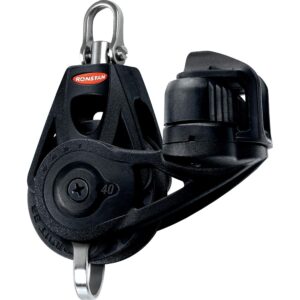 Alternative view of Ronstan Series 40 Ball Bearing Orbit Block - Single - Becket - Cleat - Swivel Head