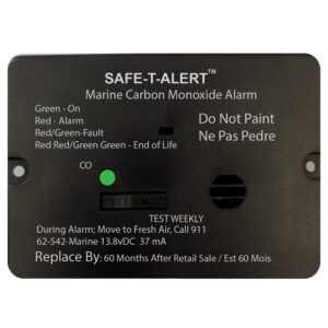 Alternative view of Safe-T-Alert 62 Series Carbon Monoxide Alarm w/Relay - 12V - 62-542-R-Marine - Flush Mount - Black