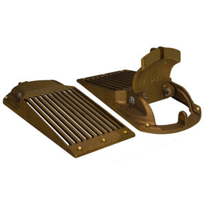 Alternative view of GROCO Bronze Slotted Hull Scoop Strainer w/Access Door f/Up to 1-1/4" Thru Hull