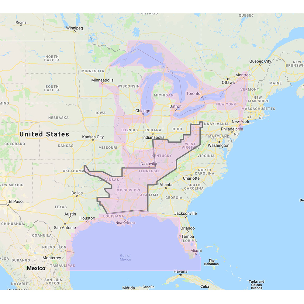 Furuno Gulf of Mexico, Great Lakes & Rivers - Vector Chart & Standard Resolution Satellite Photos f/Part of the Great Lakes - Unlock Code - Image 2