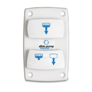 Alternative view of Albin Group Marine Control Silent Electric Toilet Rocker Switch