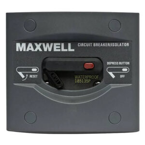 Alternative view of Maxwell Circuit Breaker Isolator Panel - 80 AMP
