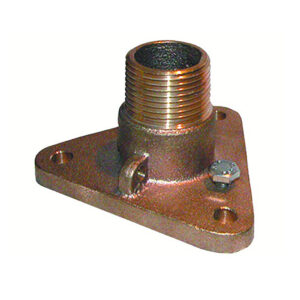 Alternative view of GROCO 1-1/4" Bronze NPS to NPT Flange Adapter