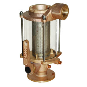 Alternative view of GROCO 3/4" Ball Valve/Seacock & Raw Water Strainer Combo
