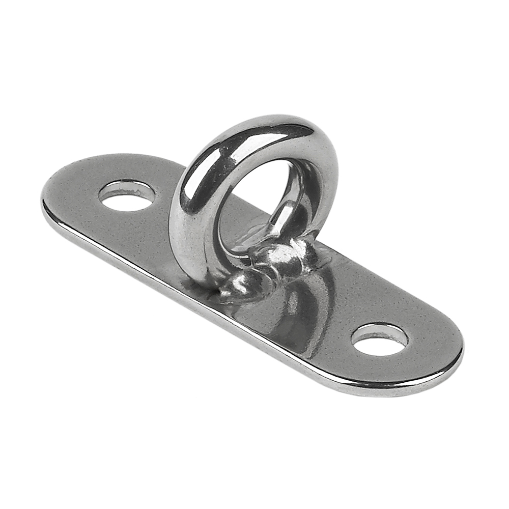 Schaefer Stainless Steel Welded Pad Eye - 1-7/8"L x 5/8"W - Image 2