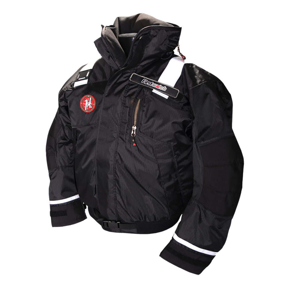 First Watch AB-1100 Flotation Bomber Jacket - Black - XXL - Image 3