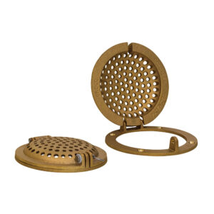 Alternative view of GROCO Bronze Round Hull Strainer w/Access Door f/Up To 1" Thru-Hull