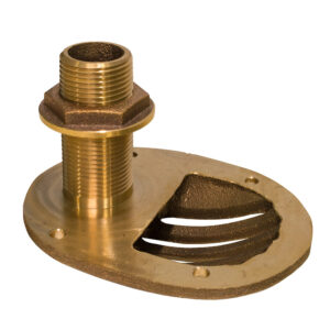 Alternative view of GROCO 1-1/4" Bronze Combo Scoop Thru-Hull w/Nut