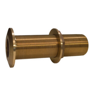 Alternative view of GROCO 1" Bronze Extra Long Thru-Hull Fitting w/Nut