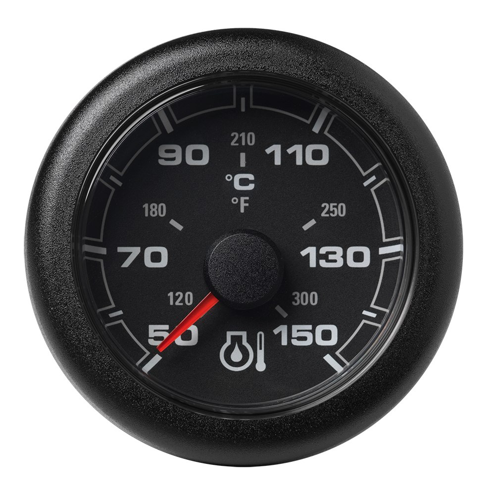 Veratron 52MM (2-1/16") OceanLink Engine Oil Temperature 150°C/300°F - Black Dial & Bezel - Image 2