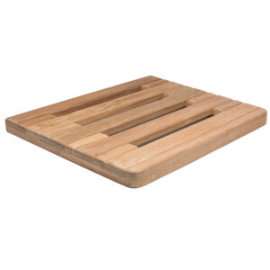 Alternative view of Whitecap Teak Swim Platform - 18"