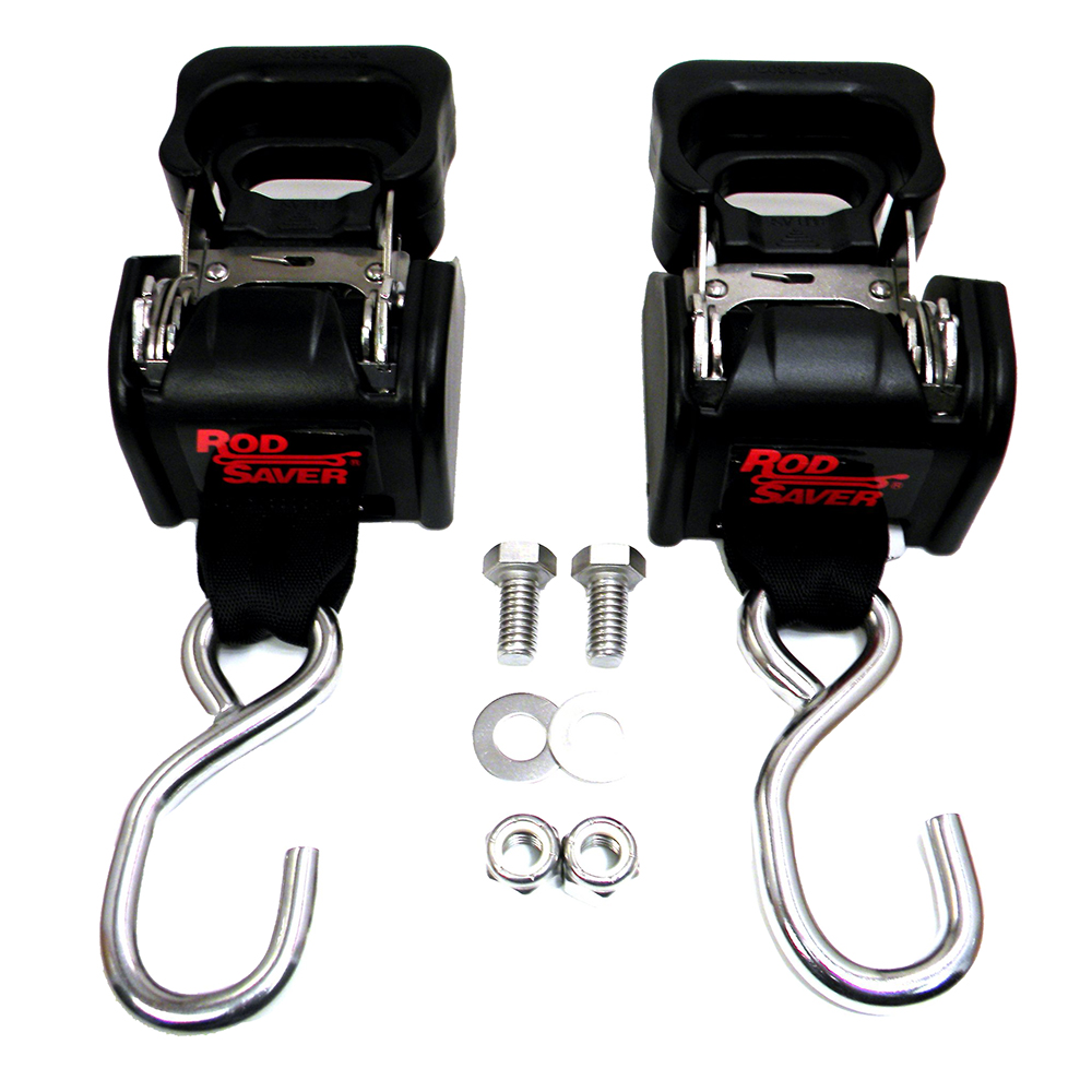 Rod Saver Stainless Steel Retractable Transom Tie-Down - 40" - Pair - Image 2